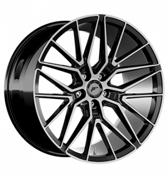 JR Wheels, JR38, 8x18 ET35 5x112 72,6, black machined