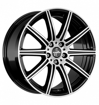 Keskin, KT16 Dynamic, 8x18 ET45 5x112 66,6, black front polish