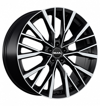 MAK, Kent, 9,5x21 ET44 5x120 72,6, black mirror