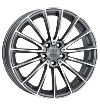 MAK, Komet, 8x18 ET48 5x112 66,6, gun metal - mirror face