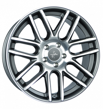 Keskin, KT14 Concave, 8x19 ET30 5x112 66,6, palladium front polish