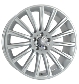 Keskin, KT18 Turbo, 8,5x20 ET30 5x112 66,6, silver painted