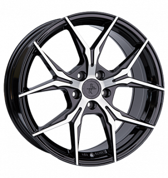Keskin, KT19N, 8,5x19 ET45 5x108 72,6, black front polish