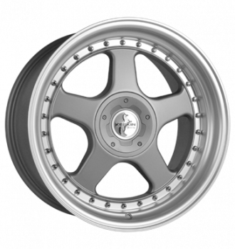 Keskin, KT1 Klassik, 10x18 ET35 5x112 72,6, titan grey lip polish