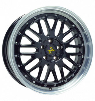Keskin, KT22 Retro, 8,5x19 ET30 5x112 72,6, black lip polish