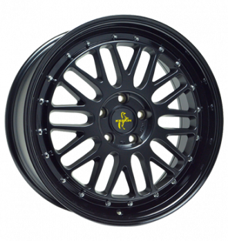 Keskin, KT22 Retro, 8,5x19 ET30 5x112 72,6, matt black painted
