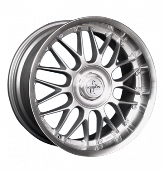 Keskin, KT4 New Racer, 7,5x16 ET35 5x100 72,6, silber poliert