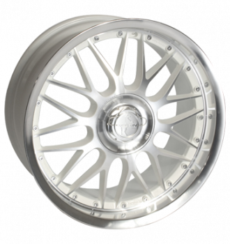 Keskin, KT4 New Racer, 9x17 ET30 4x100 63,4, weiß frontpoliert