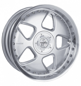 Keskin, KT5 Block, 7,5x17 ET37 4x100 72,6, silber poliert