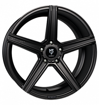 mbDESIGN, KV1, 10x22 ET36 5x127 71,55, schwarz seidenmatt