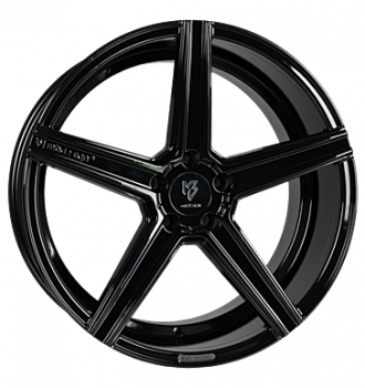 mbDESIGN, KV1, 10x22 ET36 5x127 71,55, schwarz glänzend