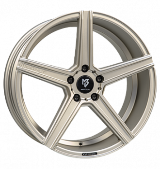 mbDESIGN, KV1, 10x22 ET36 5x127 71,55, champagner matt lackiert