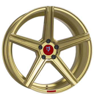 mbDESIGN, KV1, 10x22 ET36 5x127 71,55, gold glänzend