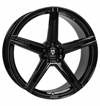mbDESIGN, KV1S, 8x21 ET40 5x112 75, schwarz glänzend lackiert