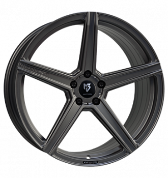 mbDESIGN, KV1S, 8x21 ET40 5x112 75, grau matt lackiert