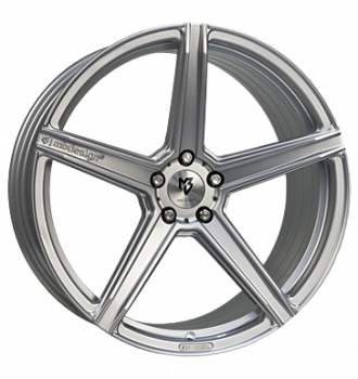 mbDESIGN, KV1S, 8x21 ET40 5x112 75, lichtsilber glänzend lackiert