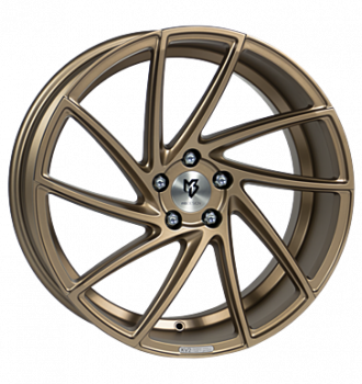 mbDESIGN, KV2, 8,5x20 ET43 5x108 75, bronze hell seidenmatt gepulvert