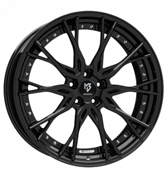 mbDESIGN, KV3.2 DC, 10,5x21 ET40 5x120 72,55, Stern und Bett schwarz glänzend lackiert