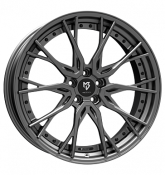 mbDESIGN, KV3.2 DC, 10,5x21 ET40 5x120 72,55, Stern grau matt, Bett grau matt