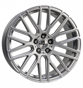 mbDESIGN, KV4, 7,5x18 ET45 5x108 75, lichtsilber glänzend lackiert