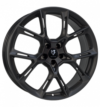 mbDESIGN, KX1, 9x21 ET35 5x115 75, schwarz stumpfmatt