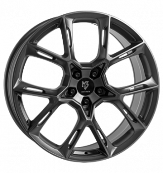 mbDESIGN, KX1, 9x21 ET35 5x115 75, grau matt