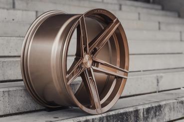 LC–P08 10x20 ET45 5x112 66,6 Glossy Brushed Bronze