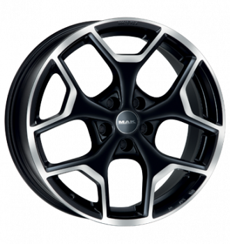 MAK, Liberty, 7,5x18 ET39 5x108 72, black mirror
