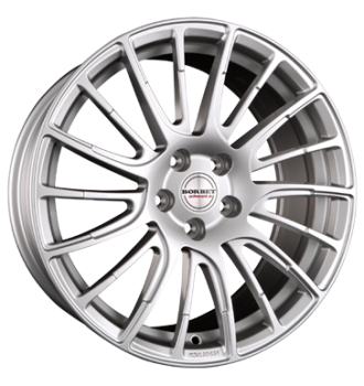 Borbet, LS2, 8x17 ET38 5x100 57,1, brillant silver