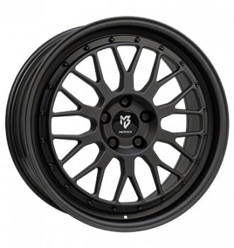 mbDESIGN, LV1, 7x17 ET35 4x98 67,1, schwarz stumpfmatt