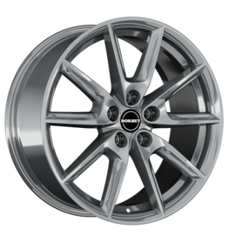 Borbet, LX18, 8x18 ET45 5x108 72,5, grey glossy