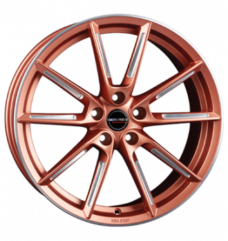 Borbet, LX, 8x19 ET50 5x114,3 72,5, copper matt spoke rim polished