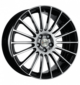 Avus, AC-M03, 8x19 ET33 5x110 65,1, black polished