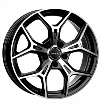 MAK, Epica, 8x19 ET40 5x112 76, black mirror