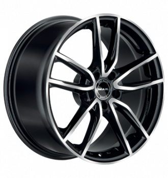 MAK, Evo, 7,5x17 ET48 5x112 66,6, black mirror