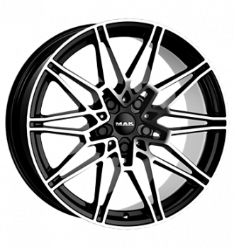 MAK, Koenig-D, 10,5x20 ET39 5x112 66,6, black mirror