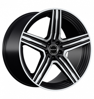 MAK, Lewis-D, 11x21 ET38 5x112 66,6, black mirror
