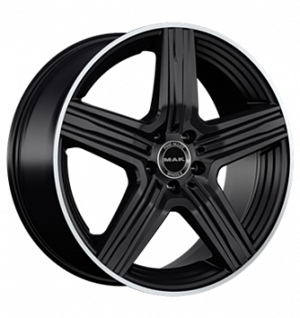 MAK, Lewis, 9x20 ET33 5x112 66,6, gloss black mirror ring