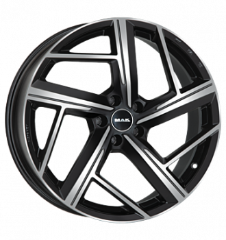 MAK, Qvattro, 8x18 ET26 5x112 66,45, black mirror