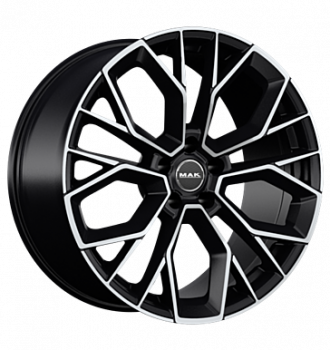 MAK, Stilo-D, 9,5x20 ET45 5x114,3 76, black mirror