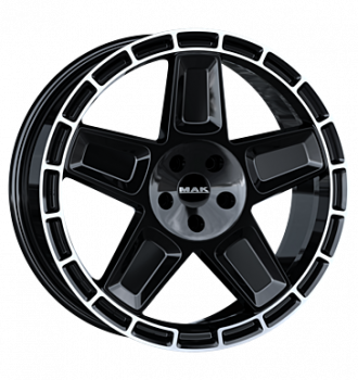 MAK, Trek, 9x20 ET55 6x139,7 93,1, gloss black mirror ring