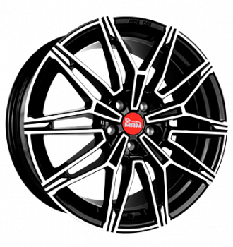 MAM, B3N, 8,5x19 ET20 5x120 72,6, black front polish