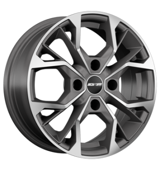GMP, Matisse, 7x17 ET30 4x108 65,1, anthracite matt diamond