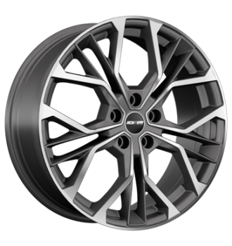 GMP, Matisse, 7x17 ET45 5x112 57,1, anthracite matt diamond