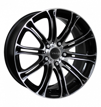 Avus, AC-MB1, 8x17 ET34 5x120 72,6, black polished