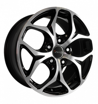 Avus, AC-MB2, 10x20 ET40 5x120 74,1, black polished