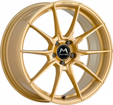 MOTEC MCR2-Ultralight 8,5Jx19 5/114,3 ET 45 NB 72,6 Gold lackiert D7
