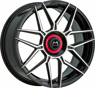 MOTEC MCT14-GT.one 8,5Jx19 5/120 ET 35 NB 72,6 Schwarz poliert