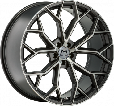 MOTEC MCT17-Bull 9Jx22 5/112 NB 66,5 ET 18 Dark grey polished