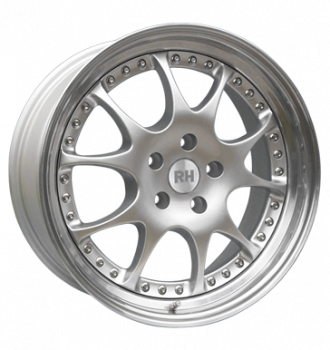 RH, MK Dynamic, 11x20 ET62 5x112 158, silber Horn hochgl. pol.